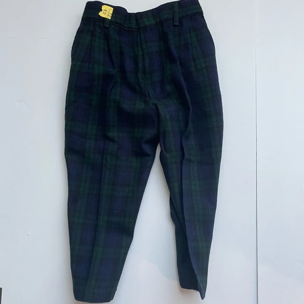 IMP Originals Boys Green/Navy Tartan Wool Holiday Outfit Sz 4